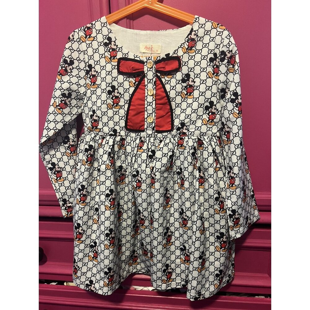 Adorable Designer -inspired Mickey Mouse Dress!
